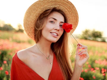 Mujer en primavera