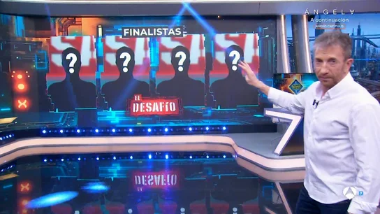 ¡Los finalistas de El Desafío estarán en El Hormiguero! Conoce a los próximos invitados ¡Los finalistas de El Desafío estarán en El Hormiguero! Conoce a los próximos invitados