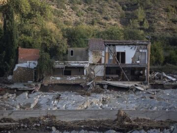 Casa destruida por la DANA en Sot de Chera, en Valencia