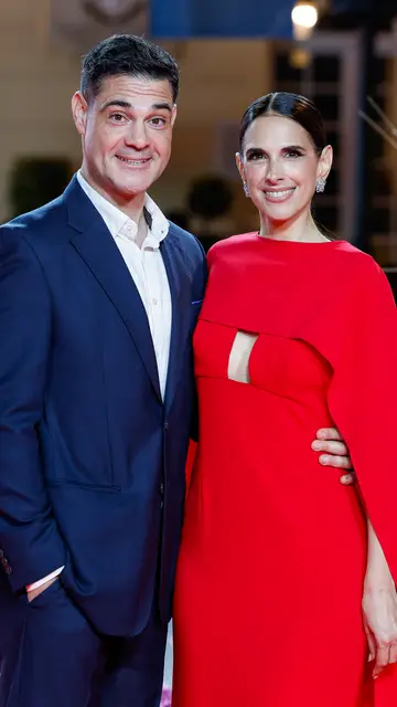 Juan Pablo Lauro y Nuria Fergó en el Festival de Málaga Juan Pablo Lauro y Nuria Fergó en el Festival de Málaga