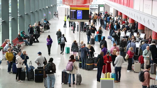 Imagen de archivo del aeropuerto de Heathrow Imagen de archivo del aeropuerto de Heathrow