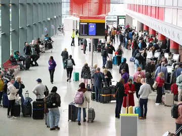 Imagen de archivo del aeropuerto de Heathrow Imagen de archivo del aeropuerto de Heathrow