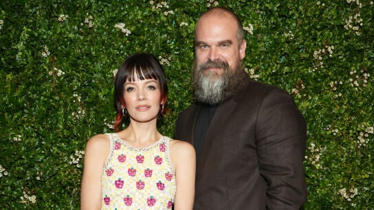Lily Allen y David Harbour