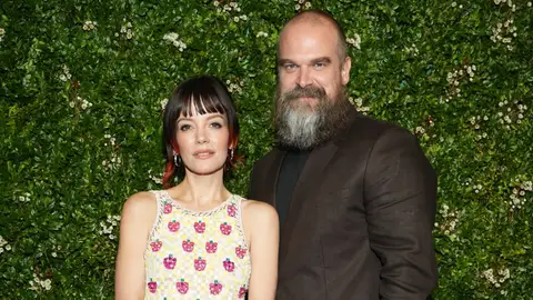 Lily Allen y David Harbour Lily Allen y David Harbour