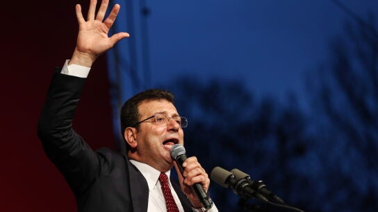 Imagen de archivo del alcalde de Estambul, el socialdem&oacute;crata Ekrem Imamoglu