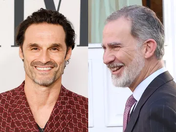 Montaje fotográfico de Iván Sánchez y Felipe VI Montaje fotográfico de Iván Sánchez y Felipe VI