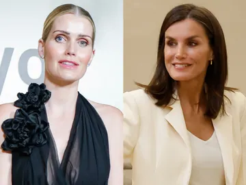 Lady Kitty Spencer y la reina Letizia Lady Kitty Spencer y la reina Letizia