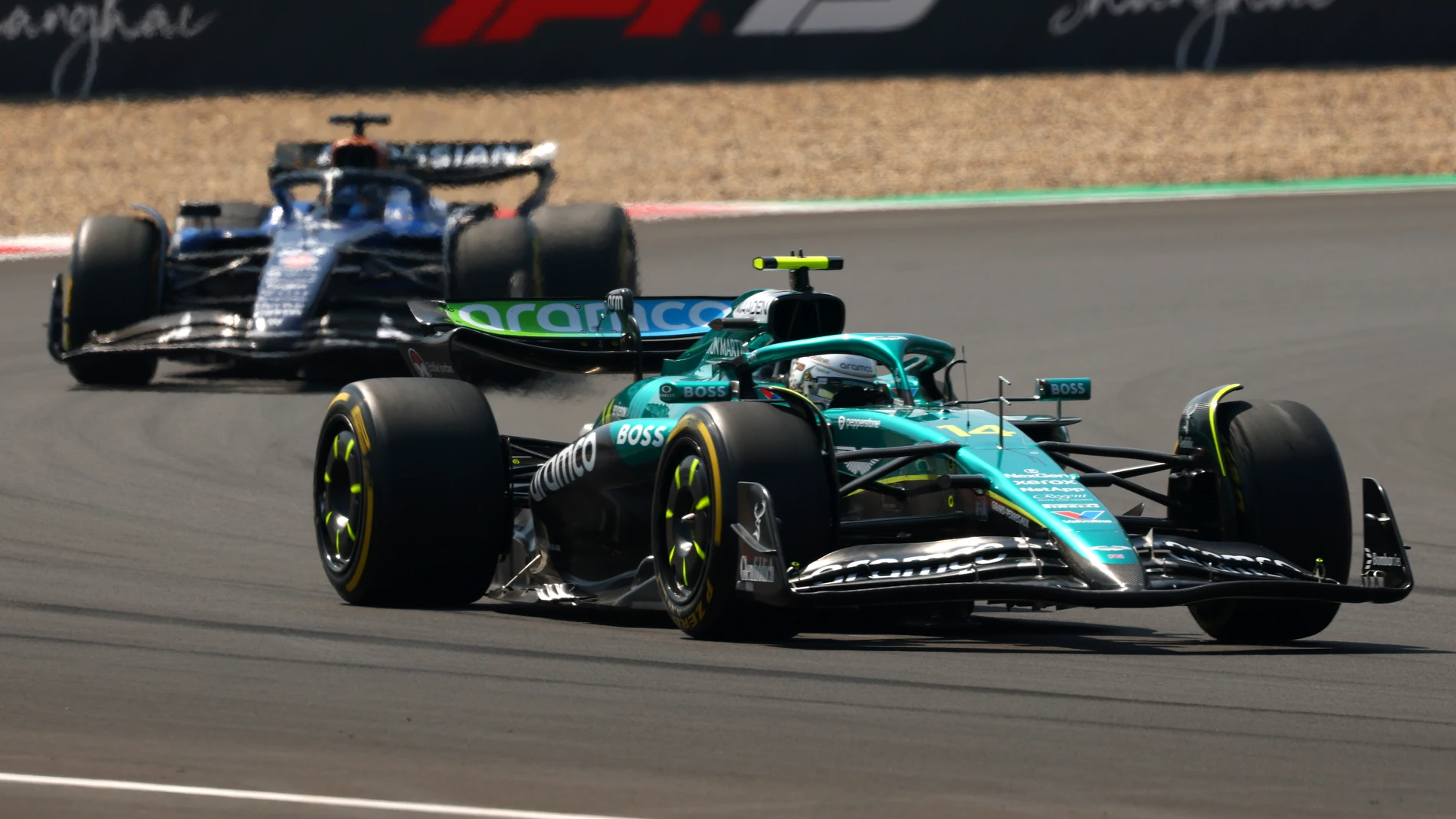Fernando Alonso durante el GP de China Fernando Alonso durante el GP de China