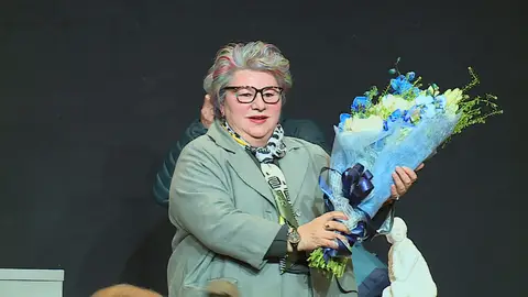 Dolores Vázquez, homenajeada en Betanzos Dolores Vázquez, homenajeada en Betanzos