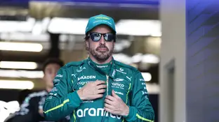 Fernando Alonso durante el GP de China 2025 Fernando Alonso durante el GP de China 2025