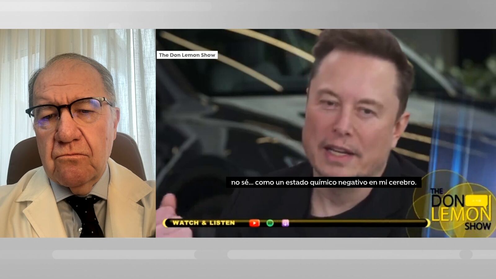 El doctor Fuertes sobre Elon Musk, su consumo de esketamina y sus juegos con cubiertos: 