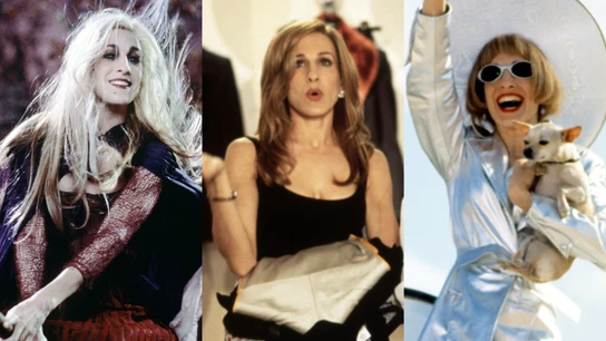 Sarah Jessica Parker en El retorno de las brujas, en El club de las primeras esposas y en Mars Attacks! Sarah Jessica Parker en El retorno de las brujas, en El club de las primeras esposas y en Mars Attacks!