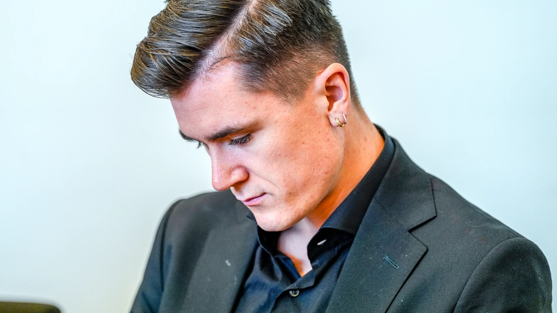 Jakob Ingebrigtsen, en el juicio contra su padre en Sandnes, Noruega Jakob Ingebrigtsen, en el juicio contra su padre en Sandnes, Noruega