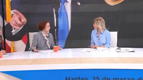 Ana Palacio sobre los kits de supervivencia: "En el sur no tenemos conciencia" de la amenaza rusa y los cibertaques Ana Palacio sobre los kits de supervivencia: "En el sur no tenemos conciencia" de la amenaza rusa y los cibertaques