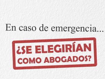 &iquest;Se elegir&iacute;an como abogados? &iexcl;Los actores responden!