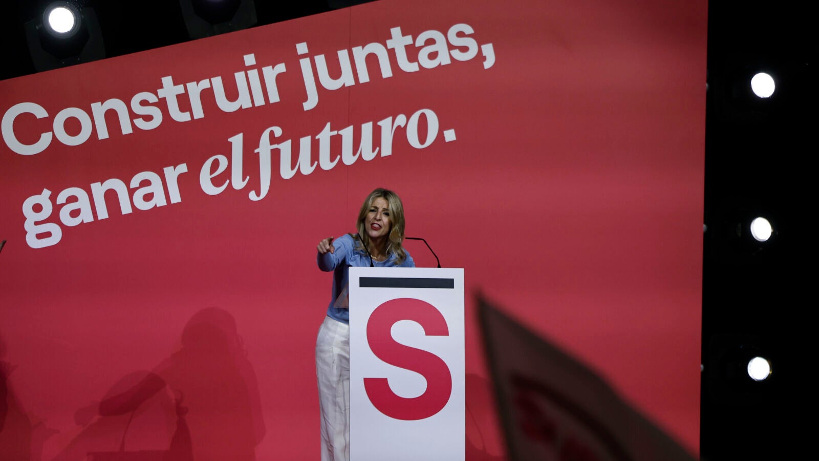 Yolanda Díaz llama a la unidad con otros partidos: 