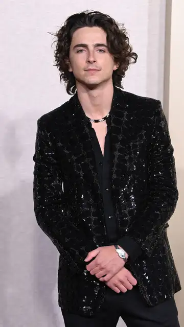 Timothée Chalamet con un Crash de Cartier Timothée Chalamet con un Crash de Cartier