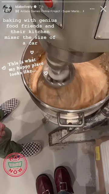 Historia de Instagram de Blake Lively en una tienda de donuts Historia de Instagram de Blake Lively en una tienda de donuts