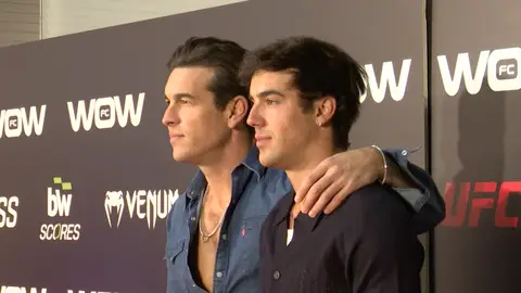 Mario Casas y Óscar Casas en la velada Wow Mario Casas y Óscar Casas en la velada Wow