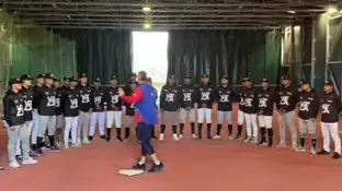 Imagen del equipo de béisbol de 19 jugadores venezolanos Imagen del equipo de béisbol de 19 jugadores venezolanos