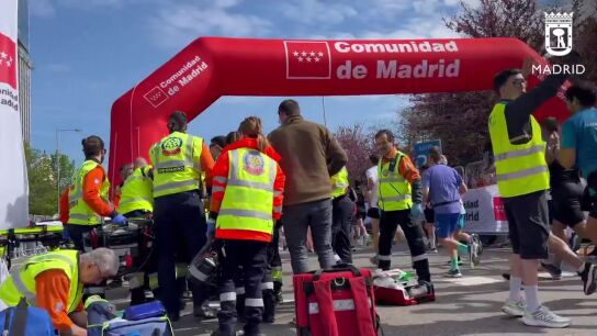Dos corredores, atendidos en la Media Marat&oacute;n de Madrid