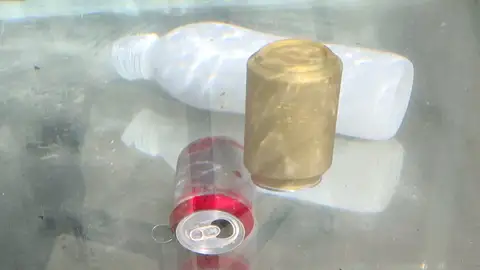 Invento para que los plásticos floten Invento para que los plásticos floten