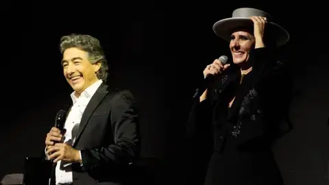 Juan Valderrama y Diana Navarro en el Teatro Real de Madrid Juan Valderrama y Diana Navarro en el Teatro Real de Madrid