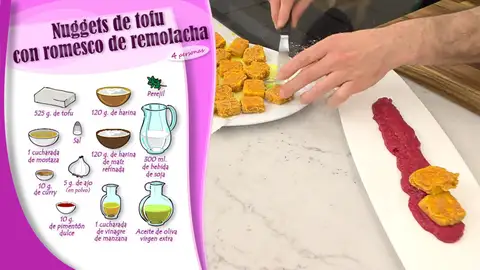 Ingredientes Nuggets de tofu con romesco de remolacha Ingredientes Nuggets de tofu con romesco de remolacha