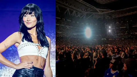 Aitana/ imagen de un concierto en el Bernabéu en 2024 Aitana/ imagen de un concierto en el Bernabéu en 2024