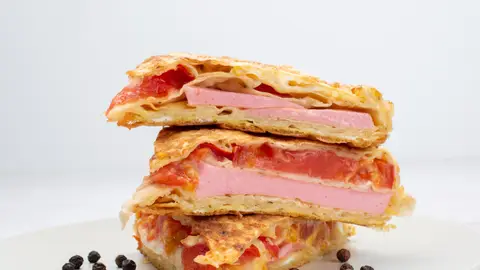 Pancake con jamón York Pancake con jamón York
