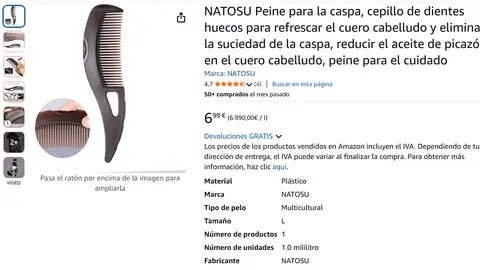 Peine para caspa Peine para caspa