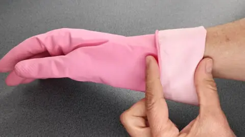 Doblar guante Doblar guante