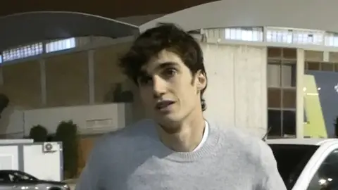 Pablo Urdangarin a la salida de un partido Pablo Urdangarin a la salida de un partido