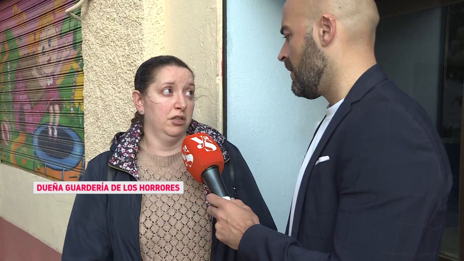 La dueña de la guardería de Torrejón, momentos antes de su detención: 