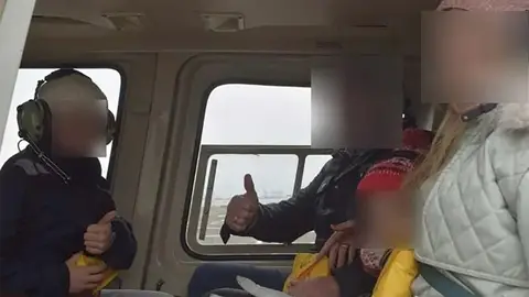 Mercé Camprubí Montal, junto a su marido y sus tres hijos, antes de sufrir el accidente en Nueva York Mercé Camprubí Montal, junto a su marido y sus tres hijos, antes de sufrir el accidente en Nueva York