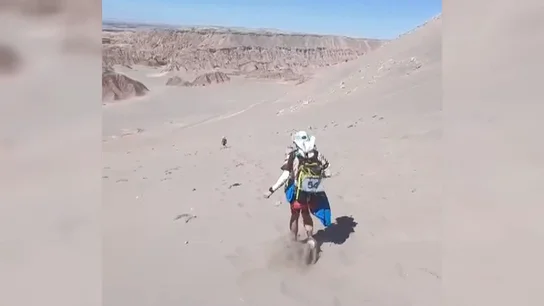 Jesús Gellida, en el desierto de Atacama Jesús Gellida, en el desierto de Atacama