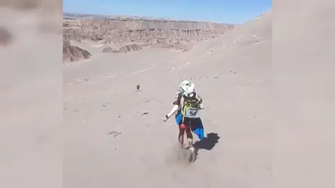 Jesús Gellida, en el desierto de Atacama Jesús Gellida, en el desierto de Atacama