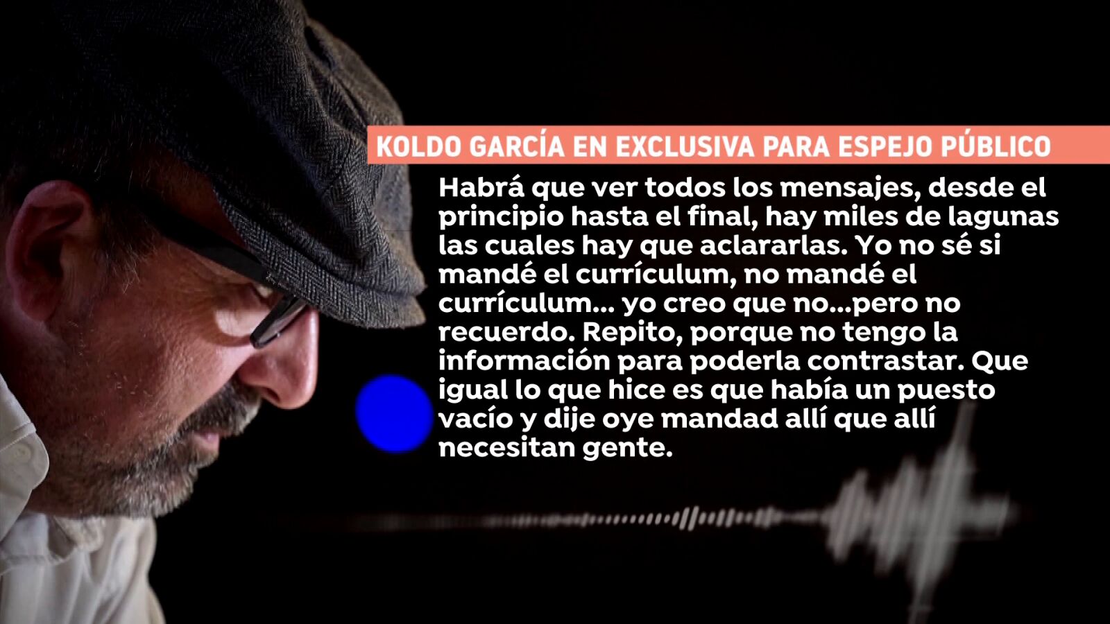 Koldo, en exclusiva para Espejo Público, sobre la comparecencia de su exmujer: 