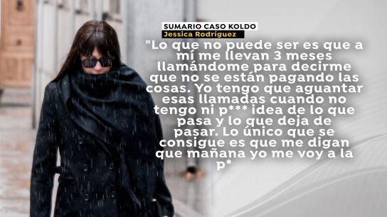 Los audios de J&eacute;ssica en el 'caso Koldo'