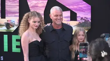 Eric Dane con sus hijas Eric Dane con sus hijas