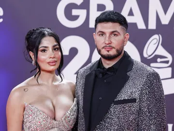 Lola Romero y Omar Montes en los Latin Grammy 2023 Lola Romero y Omar Montes en los Latin Grammy 2023