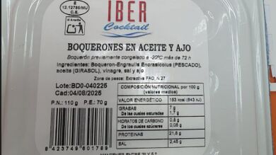 Alerta por listeriosis en un lote de boquerones en aceite y ajo distribuidos en la Comunidad Valencia y Murcia