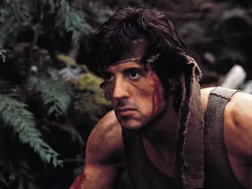 Sylvester Stallone en Acorralado (Rambo) Sylvester Stallone en Acorralado (Rambo)