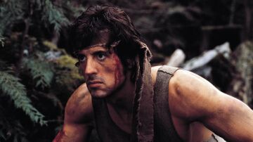 Sylvester Stallone en Acorralado (Rambo)