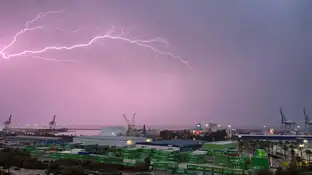 Tormenta granizo Tormenta granizo en Alicante