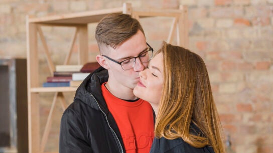 Pareja de adolescentes