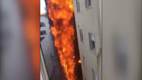 Incendio en Castellón Incendio en Castellón