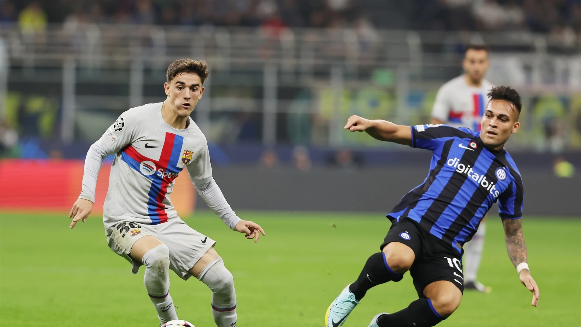 Gavi se enfrenta a Lautaro en 2022 Gavi se enfrenta a Lautaro en 2022
