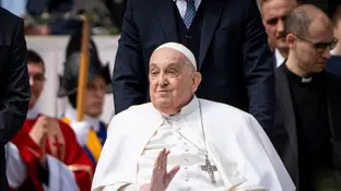 Imagen de archivo del papa Francisco. Imagen de archivo del papa Francisco.