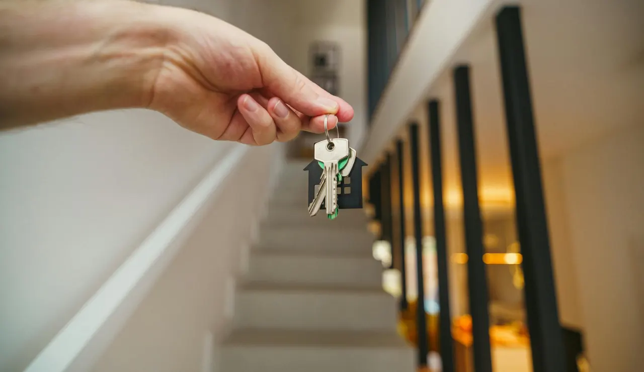 Imagen de archivo de las llaves de una casa.